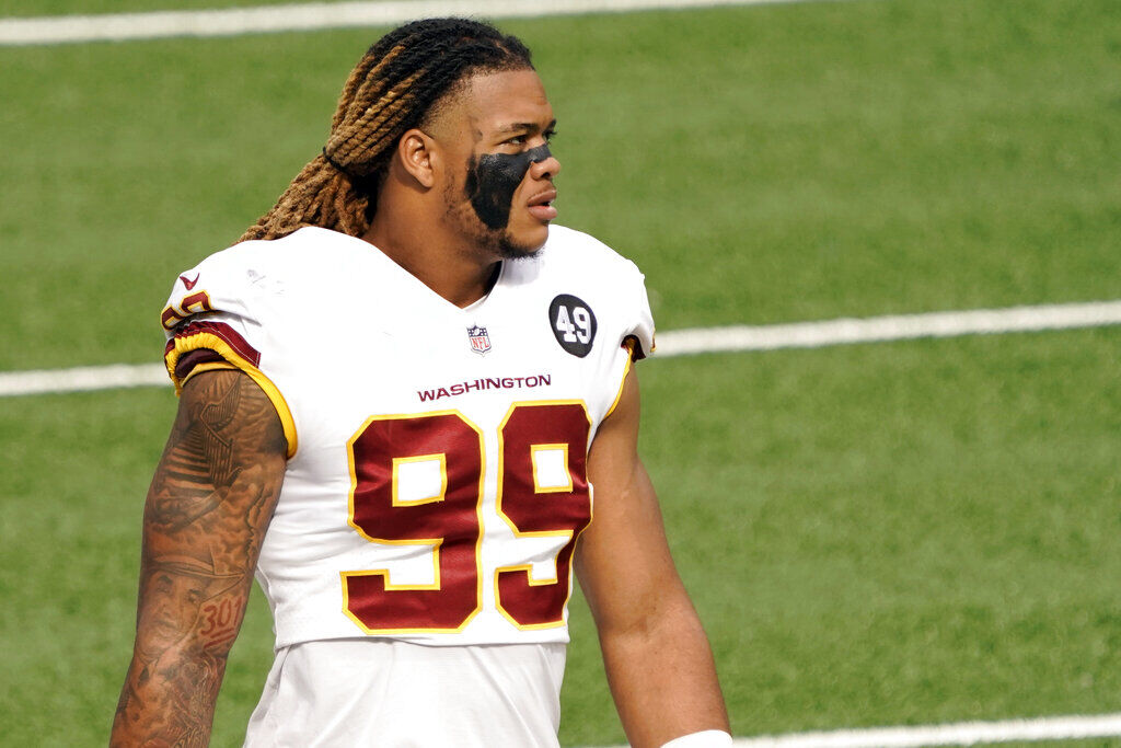 Top rookie, defense: Washington end Chase Young